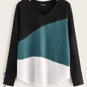 SHEIN Waffle Knit